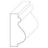 5411 Wood Panel Mold & Base Cap 11/16 x 1-1/2