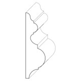 4108 Wood Panel Mold & Base Cap 1-1/8 x 3-3/4