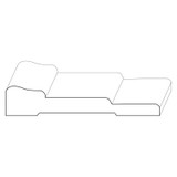 1016 Wood Casing 7/8 x 4-1/2