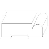 1127 Wood Casing 7/8 x 2-5/8