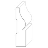 1130 Wood Panel Mold & Base Cap 7/8 x 3-1/2