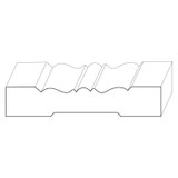 1142 Wood Casing 7/8 x 4-5/8