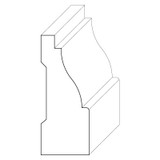 1226 Wood Panel Mold & Base Cap 7/8 x 2-1/4
