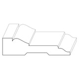 1258 Wood Casing 7/8 x 3-1/2