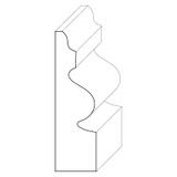 1290 Wood Panel Mold & Base Cap 7/8 x 3-1/8
