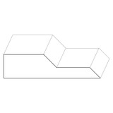 1338 Wood Casing 7/8 x 3-5/8