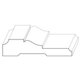 1370 Wood Casing 7/8 x 3-5/8