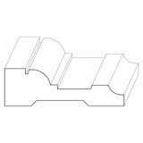 1388 Wood Casing 7/8 x 2-13/16
