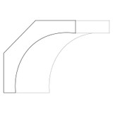 3099 Wood Crown 7/8 x 2-3/4