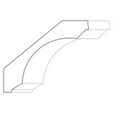 3270 Wood Crown 7/8 x 4-1/4