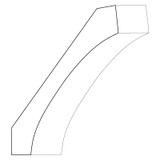 3322 Wood Crown 7/8 x 4-7/8