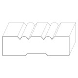 1396 Wood Casing 1 x 3-1/2