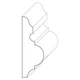 4107 Wood Panel Mold & Base Cap 7/8 x 2-1/2