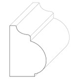 5244 Wood Panel Mold & Base Cap 7/8 x 1-1/4
