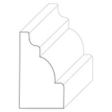 5251 Wood Panel Mold & Base Cap 7/8 x 1-1/2