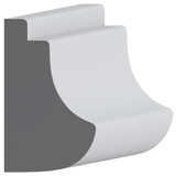 5426 Wood Panel Mold & Base Cap 7/8 x 1-1/2
