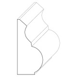 5483 Wood Panel Mold & Base Cap 7/8 x 1-7/8