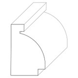 5619 Wood Panel Mold & Base Cap 7/8 x 1-5/16