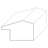 5631 Wood Panel Mold & Base Cap 7/8 x 1-3/8
