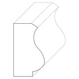5658 Wood Panel Mold & Base Cap 7/8 x 1-3/4