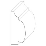 5703 Wood Panel Mold & Base Cap 7/8 x 1-15/16