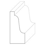 5901 Wood Panel Mold & Base Cap 7/8 x 1-13/16