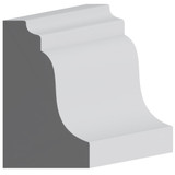 8073 Wood Panel Mold & Base Cap 7/8 x 1-1/2