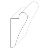 8109 Wood Picture Rail 7/8 x 1-7/8