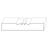 1495 Wood Casing 7/8 x 5-3/8