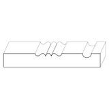1498 Wood Casing 7/8 x 6-1/2
