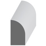 15101 MDF Shoe 7/16" x 11/16" x 16'