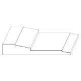 1448 Wood Casing 7/16 x 2-3/4