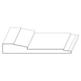 5722 Wood Casing 7/16 x 3-1/8