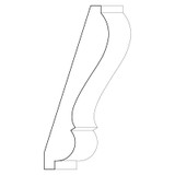 3312 Wood Crown 1 x 6-3/8