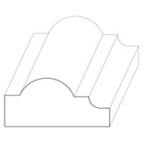 5642 Wood Small Mold 9/16 x 1-1/4