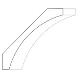 3333 Wood Crown 1 x 5-1/2
