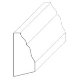5013 Wood Panel Mold & Base Cap 7/16 x 13/16