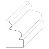 5016 Wood Panel Mold & Base Cap 1/2 x 3/4