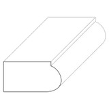 5030 Wood Panel Mold & Base Cap 3/8 x 3/4