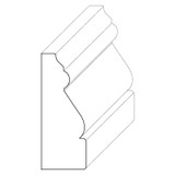 5278 Wood Panel Mold & Base Cap 1/2 x 1-3/8