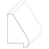5408 Wood Panel Mold & Base Cap 1 x 1-1/2