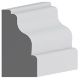 8214 Wood Panel Mold & Base Cap 1-1/16 x 2