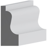8244 Wood Panel Mold & Base Cap 1-5/8 x 3-3/4