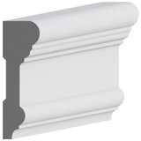 4062 Wood Chair Rail 1 x 3-3/16