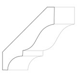 3337 Wood Crown 11/16 x 3-1/4