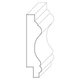 4059 Wood Chair Rail 11/16 x 3