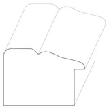 7001 Wood Backband 1 x 1-3/8
