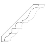 13027 MDF Crown 11/16" x 7" x 16'