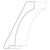 3368 Wood Crown 11/16 x 3-15/16
