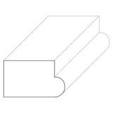 5024 Wood Panel Mold & Base Cap 7/16 x 3/4